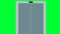 Elevator Door Open and Closed Green Screen animation. Elevator Cabin Passenger Lift transportation floor to floor office building