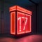 Eleven 70: Surrealistic Neon Light Box Installation With Industrial Light And Magic