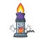 Elf bunsen burner isolated with the cartoon