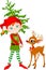 Elf and Rudolf