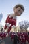 Elf on the Shelf flying through Macy\'s Parade