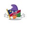 Elf smiling flag namibia cartoon character working