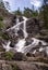 Elgafossen, waterfall between Norway and Sweden
