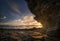 Elgol rocks in sunset