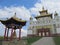 Elista, Republic of Kalmykia, Russia - may, 2012: Burkhan Bakshin Altan Sume The Golden Abode of the Buddha Shakyamuni is the main