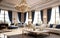 Elite Tranquility: Opulent High-End Room Interior in a Luxurious Setting