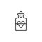 Elixir of Love drink line icon