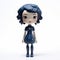Ella: Shepard Doll Blue Vinyl Toy With Bold Manga-inspired Characters