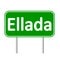 Ellada road sign.