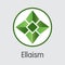 Ellaism - Cryptocurrency Colored Logo.