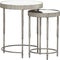 Elle Round Marble Nest of Three Tables, Dornley 2 Piece End Table Set, Sibyl Coffee Table â€“ Round with white background