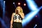 Ellie Goulding (famous English singer) performs at FIB Festival