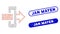 Ellipse Collage Gateway with Scratched Jan Mayen Watermarks