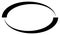 Ellipse, oval frame, border. Oval banner, tag and label element