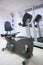 Elliptical cross trainer, stationary bicycle