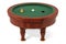 Elliptical pool table, billiards. 3D rendering