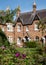Ellison House, historic almshouses built around a courtyard garden in Victoria Street, Windsor, Berkshire UK.