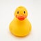 Î¥ellow rubber duck isolated on transparent background, PNG