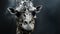Elongated Giraffe Human Hybrid: A Hauntingly Realistic Vray Tracing Artwork
