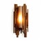 Elongated Wooden Wall Lamp With Enchanting Lighting