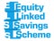 ELSS - Equity Linked Savings Scheme Blue Abstract Stripes