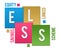 ELSS - Equity Linked Savings Scheme Colorful Squares Text