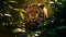 Elusive Majesty: Jaguars Stealthy Stalk in Enchanting Rainforest