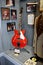 Elvis Presleys guitar at Willie Nelson and Friends museum and general store