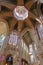 ELY, UK - MAY 26, 2017: The interior of the Cathedral - the Octagon viewed from the Nave