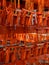 Ema Torii prayer plaques at Fushimi Inari shrine in Japan