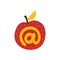 Email address symbol on apple, Thanksgiving font