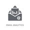 Email Analytics icon. Trendy Email Analytics logo concept on white background from Business and analytics collection