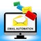 Email Automation Digital Marketing System 3d Illustration