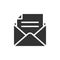 Email black icon