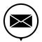 Email - black vector icon