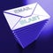 Email Blast Newsletter Promotion Delivering 3d Rendering