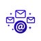 email campaign icon for apps and web