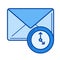 Email check line icon.