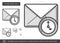 Email check line icon.