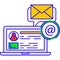 Email digital marketing web campaign icon vector