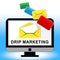 Email Drip Marketing Newsletter Outreach 2d Illustration