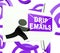 Email Drip Marketing Newsletter Outreach 3d Rendering