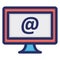 Email, email screen Isolated Vector icon which can easily modify or edit
