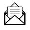 email envelope icon, read