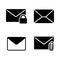 Email, Envelope Mail. Simple Related Vector Icons