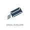 email evelope icon in trendy design style. email evelope icon isolated on white background. email evelope vector icon simple and