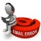 Email Fail Error Send Trouble 3d Rendering