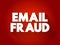 Email fraud text quote, concept background