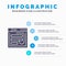 Email, Hack, Internet, Password, Phishing, Web, Website Solid Icon Infographics 5 Steps Presentation Background