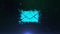 The email icon is collected from particles. Internet space.
